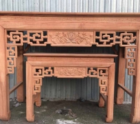 BÀN CÚNG SEN ĐÔI GÕ SIZE 127CM