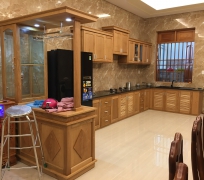 Kệ bếp gỗ 001