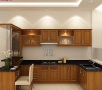 Kệ bếp gỗ 007