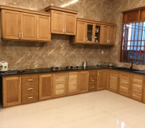 Kệ bếp gỗ 001