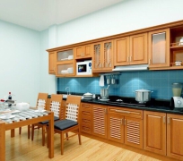Kệ bếp gỗ 005
