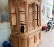 TỦ RƯỢU 1M8 * 2M17 GÕ ĐỎ NAM PHI 01