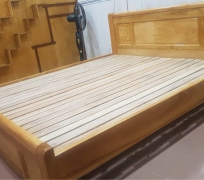 GIƯỜNG GÕ 1M6 (HÌNH CHỤP THẬT)