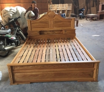 GIƯỜNG ỐC SÊN GÕ 1,.6M *2M