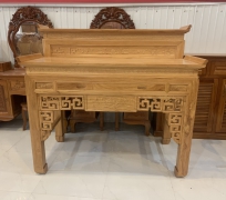 Bàn cúng sen 2 tầng 127CM gõ Nam Phi