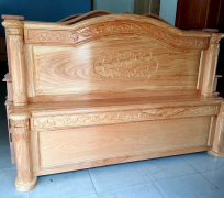 GIƯỜNG nGỦ GỖ GÕ 1M6