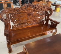 Triện Rồng Khuỳnh tay 12 Gỗ Tràm Bông vàng
