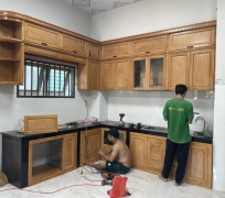 KỆ BẾP GÕ ĐẸP