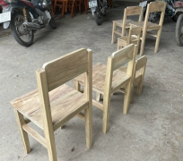 BÀN HỌC 2 GHẾ GỖ TRÀM 02