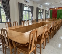 Bàn Họp Hội Trường Gõ 2m2*5m6 ( Hình ảnh thực tế)