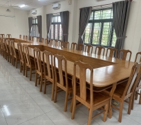 Bàn Họp Hội Trường Gõ 2m2*5m6 ( Hình ảnh thực tế)