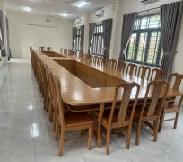 Bàn Họp Hội Trường Gõ 2m2*5m6 ( Hình ảnh thực tế)