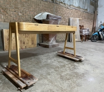 BÀN TRANG ĐIỂM GÕ 1M1 ( Hình chụp thật tại xưởng)