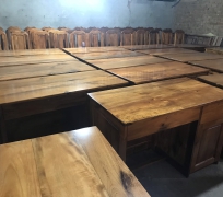 BÀN LÀM VIỆC TRÀM 1M2 ( Hình chụp thật tại xưởng)