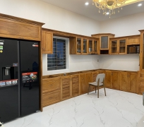 KỆ BẾP GỖ GÕ 13