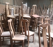 GHẾ HỘI TRƯỜNG GỖ CĂM XE MẶT GÕ ( HÌNH CHỤP TẠI XƯỞNG)