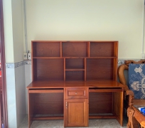 BÀN HỌC GỖ TRÀM 1M7 ( HAI NGƯỜI, HÌNH CHỤP TẠI XƯỞNG)