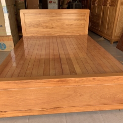 Giường ngủ ngăn kéo gỗ gõ