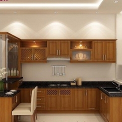 Kệ bếp gỗ 007