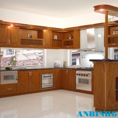 Kệ bếp gỗ 006