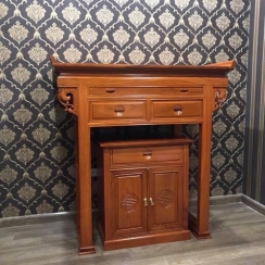 Bàn cúng đế minh 127CM Gõ NP
