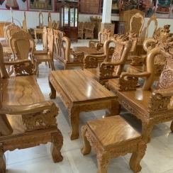 TRIỆN NGHÊ TAY 12 GỖ GÕ 6 MÓN, HÀNG XƯỞNG TRƯC TIẾP SẢN XUẤT, HÌNH THẬT
