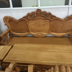 SALON LÁ TÂY GỖ GÕ , GỖ HƯƠNG