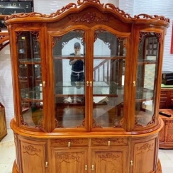 TỦ RƯỢU 1M8 * 2M17 GÕ ĐỎ NAM PHI 01