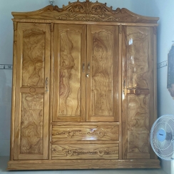 TỦ AÓ 2M GÕ ĐỎ NAM PHI 100% HÀNG ĐẸP