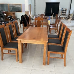 BÀN ĂN 6 GHẾ ( Với ghế bọc nệm)
