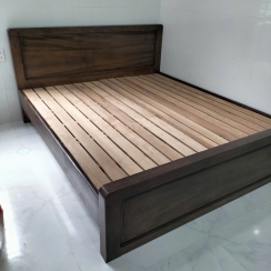 GIƯỜNG GỖ GÕ 1M8 DẠT THƯỜNG