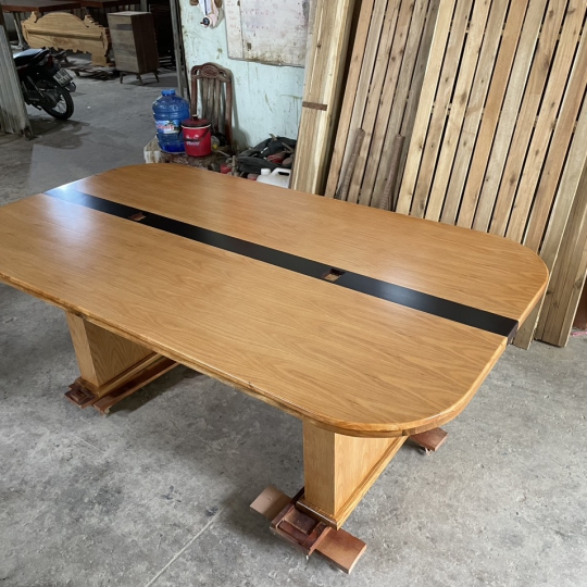 BÀN HỌP HỘI TRƯỜNG GÕ 2M1*1M2 ( HÌNH ẢNH THỰC TẾ)